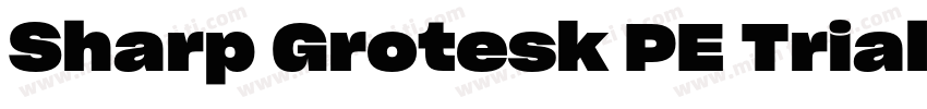 Sharp Grotesk PE Trial Light 24字体转换